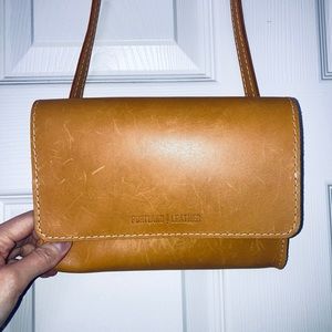 Portland Leather Goods Basic Belt Bag in Sunflower, gently used
